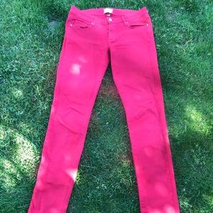 Red Skinny Jeans